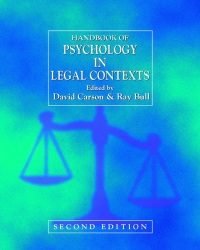 David Carson - Handbook of Psychology in Legal Contexts