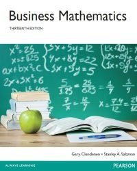 Gary Clendenen - Business Mathematics (13th edition)