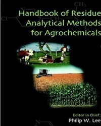P. Lee - Handbook of Residue Analytical Methods for Agrochemicals