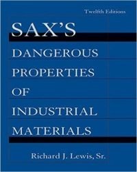 R. Lewis - Sax Dangerous Properties of Industrial Materials (12th edition)