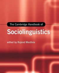 R. Mesthrie - The Cambridge Handbook of Sociolinguistics