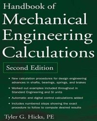 T. Hicks - Handbook of Mechanical Engineering Calculations (Second edition)